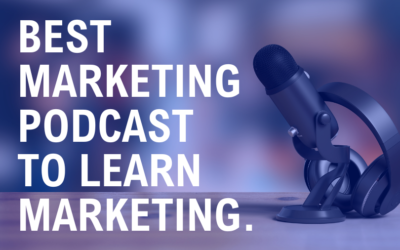 Top 10 marketing podcasts to learn marketing in 2024.